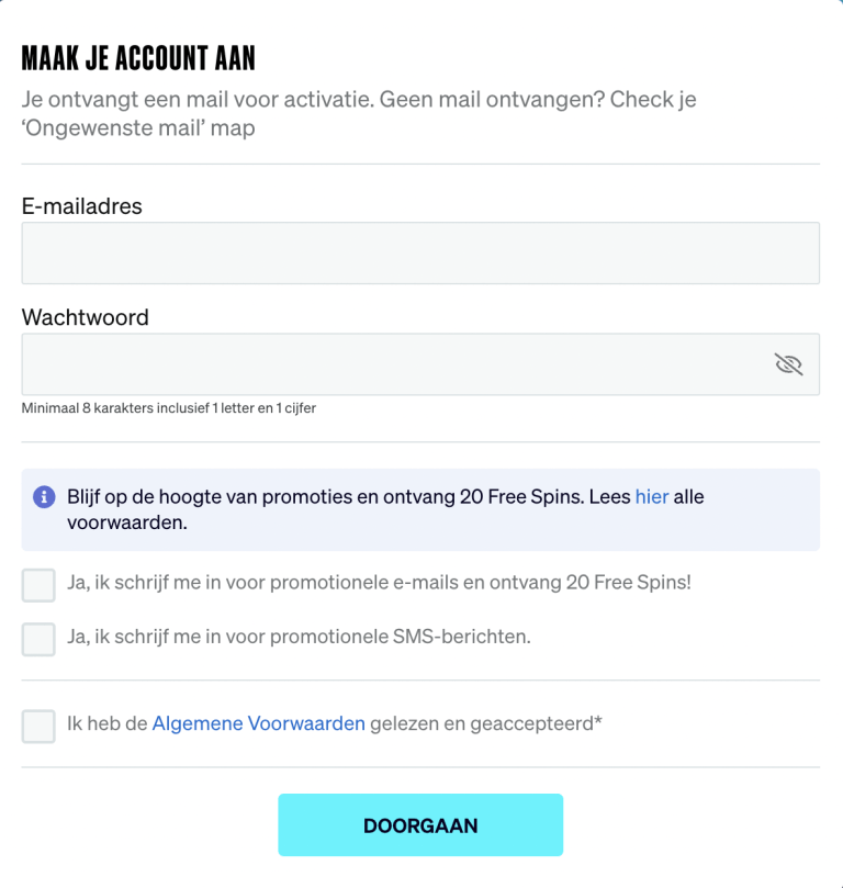 Betcity Casino Registratie